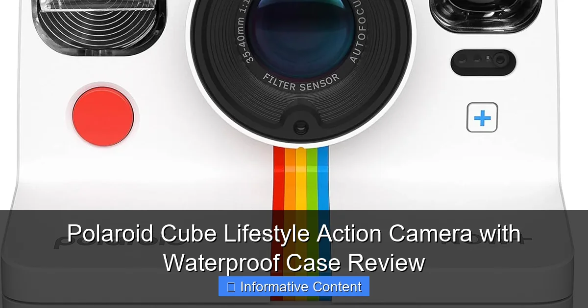 Polaroid Cube Lifestyle Action Camera with Waterproof Case Review