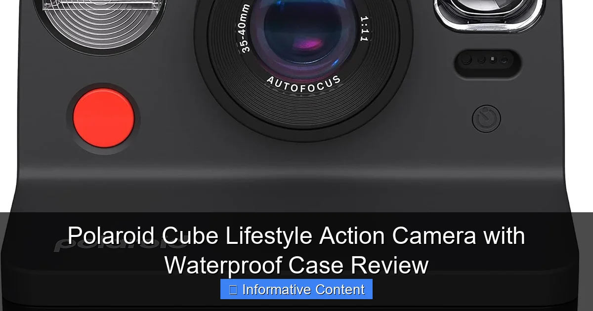 Polaroid Cube Lifestyle Action Camera with Waterproof Case Review