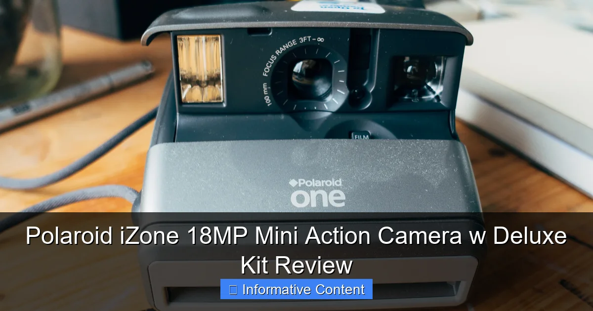 Polaroid iZone 18MP Mini Action Camera w Deluxe Kit Review