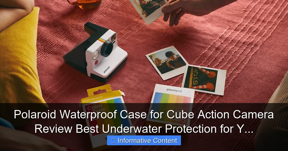 Polaroid Waterproof Case for Cube Action Camera Review Best Underwater Protection for Y...