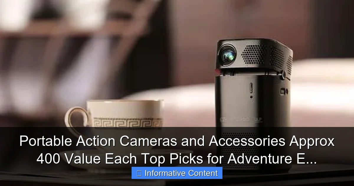 Portable Action Cameras and Accessories Approx 400 Value Each Top Picks for Adventure E...