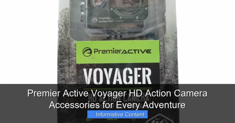 Premier Active Voyager HD Action Camera Accessories for Every Adventure