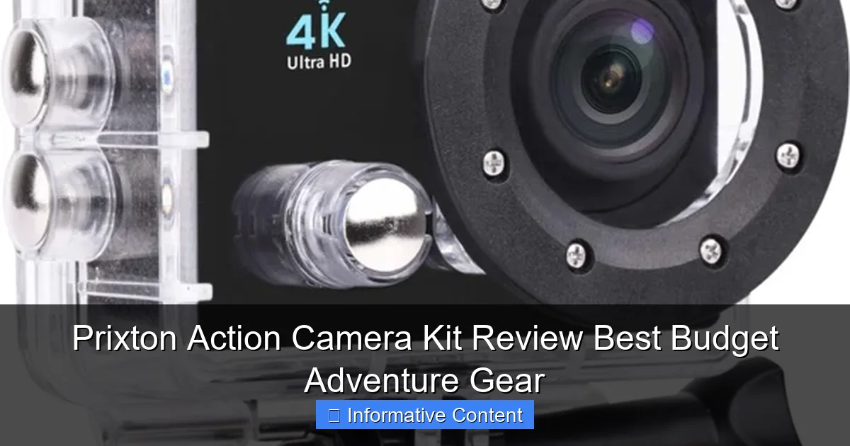 Prixton Action Camera Kit Review Best Budget Adventure Gear
