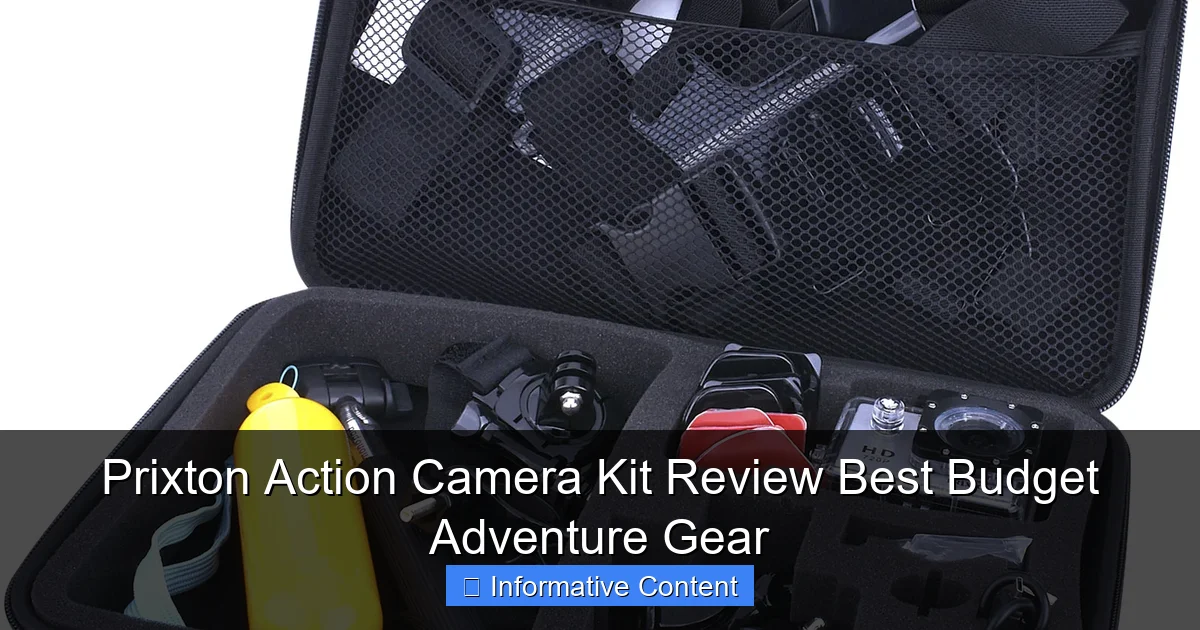 Prixton Action Camera Kit Review Best Budget Adventure Gear