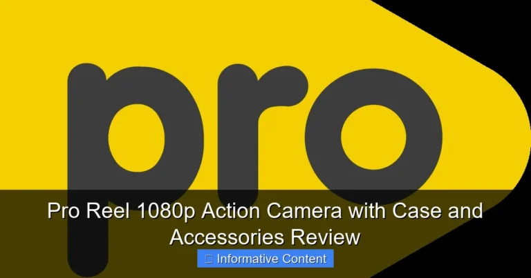 Pro Reel 1080p Action Camera with Case and Accessories Review