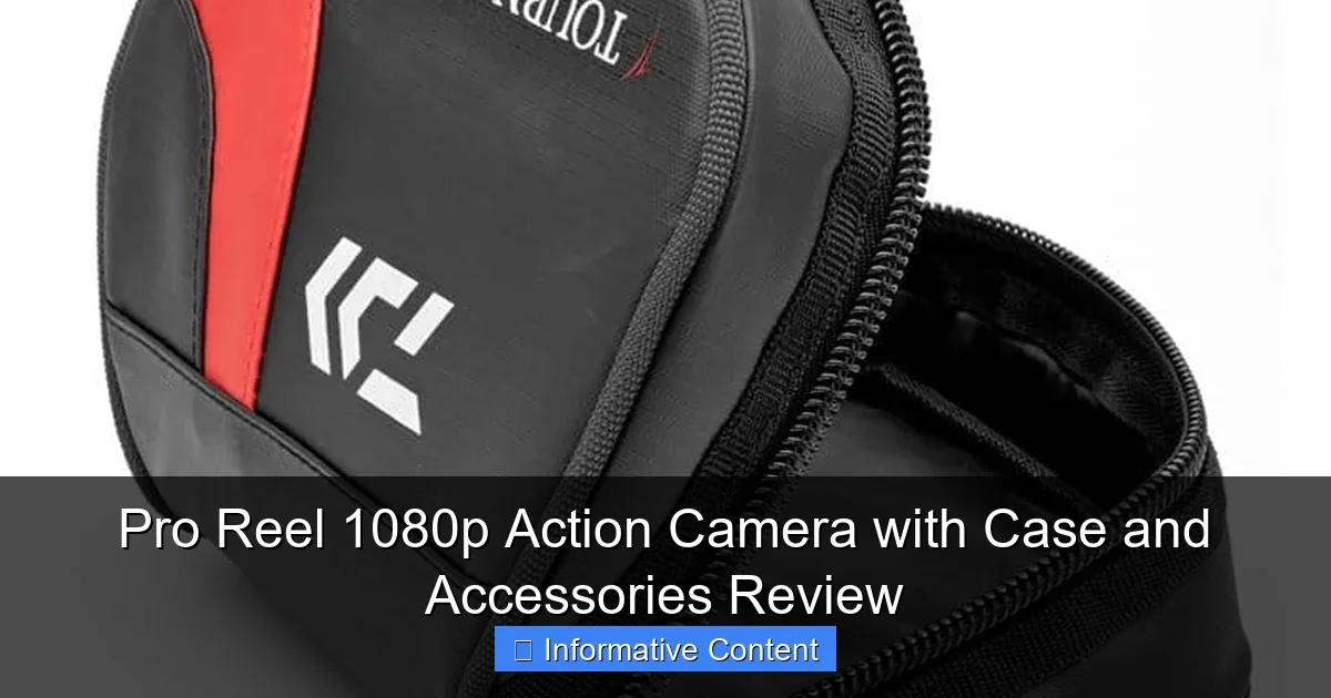 Pro Reel 1080p Action Camera with Case and Accessories Review