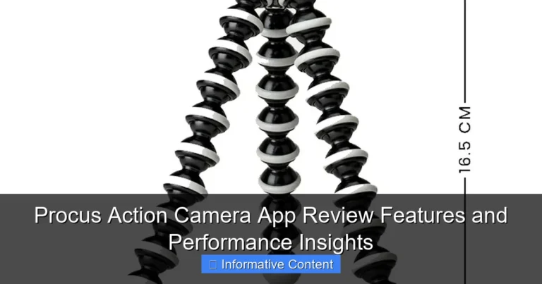 Procus Action Camera App Review Features and Performance Insights
