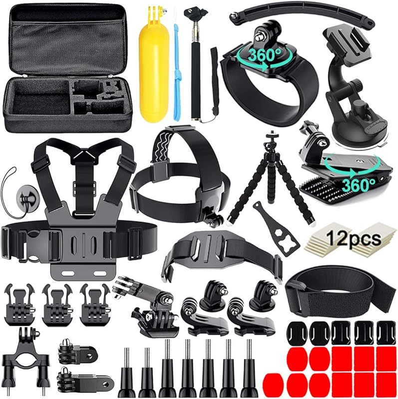 61 in 1 Action Camera Accessories Kit for GoPro Hero 13 12 11 10 9 8 7