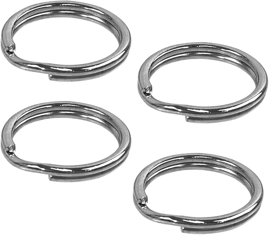 Stainless steel round lug ring camera strap split ring for small camer