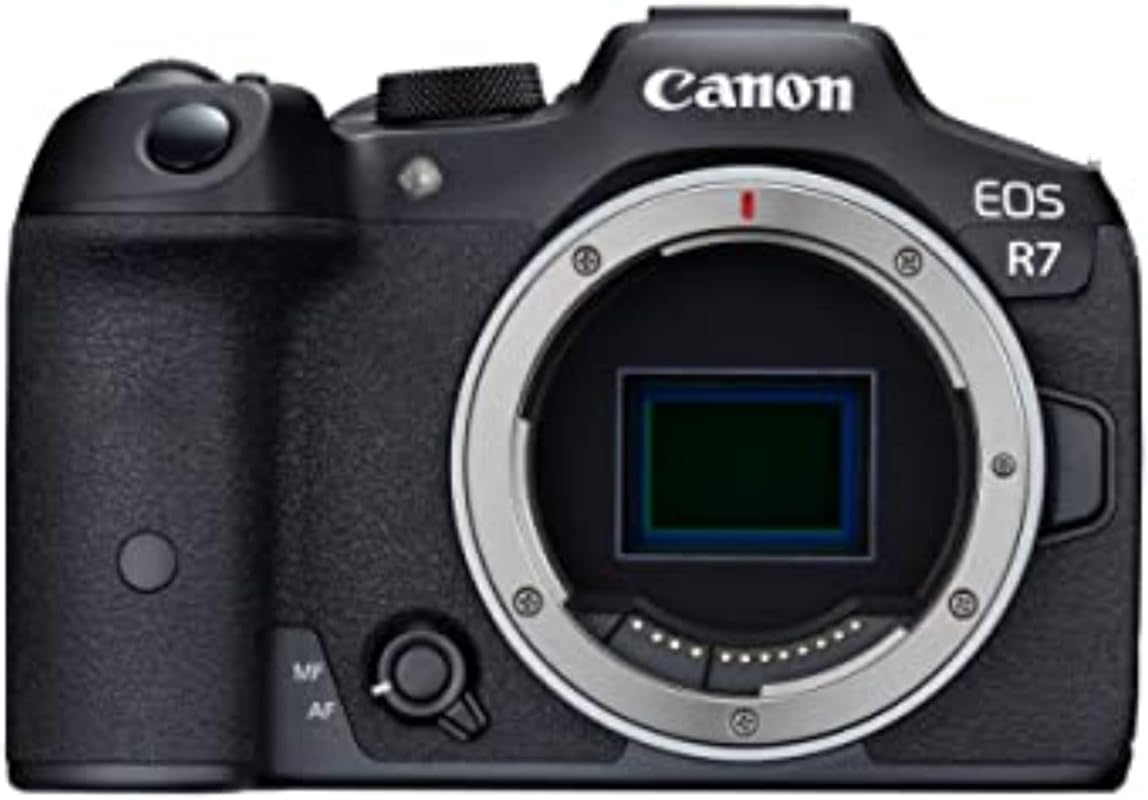 Canon EOS R7 Mirrorless Camera, 32.5MP, 4K Video, Ideal for Sports and