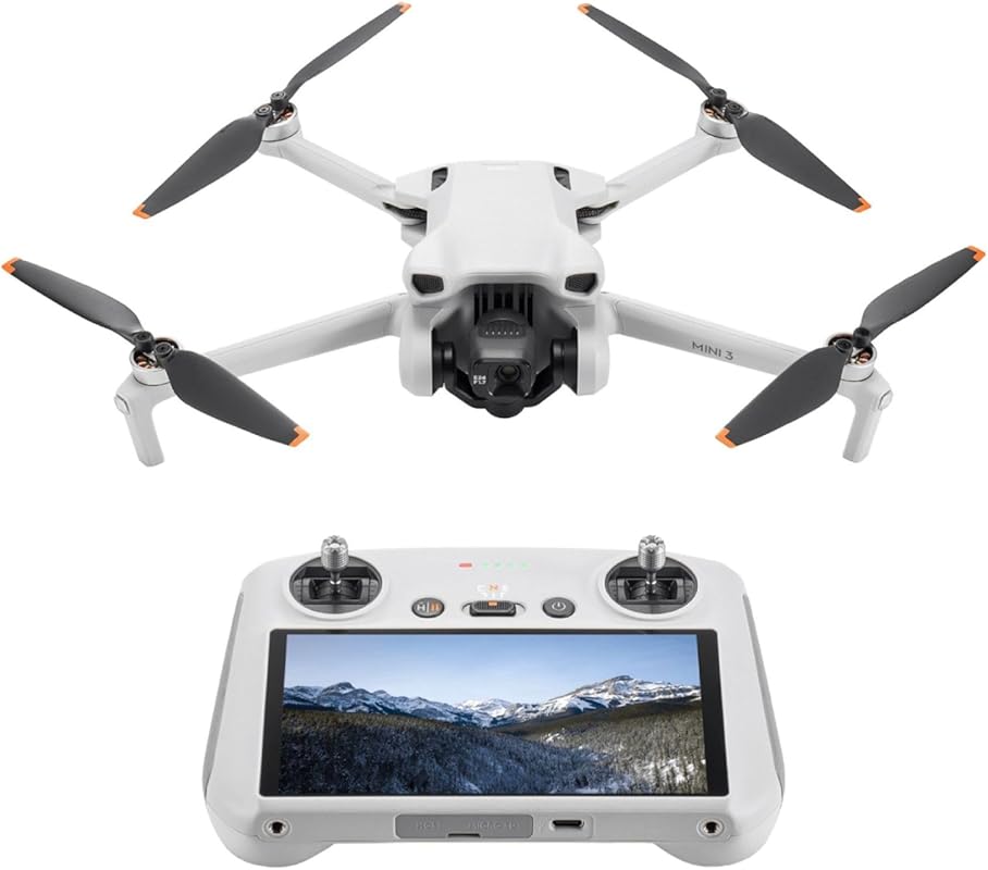 DJI Mini 3 Drone with 4K Camera, 3x Gimbal, and 10km Video Transmissio
