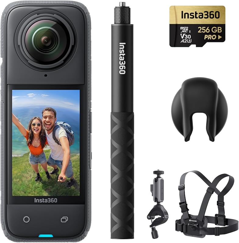 Insta360 X4 8K 360° Action Camera with Invisible Selfie Stick and AI E
