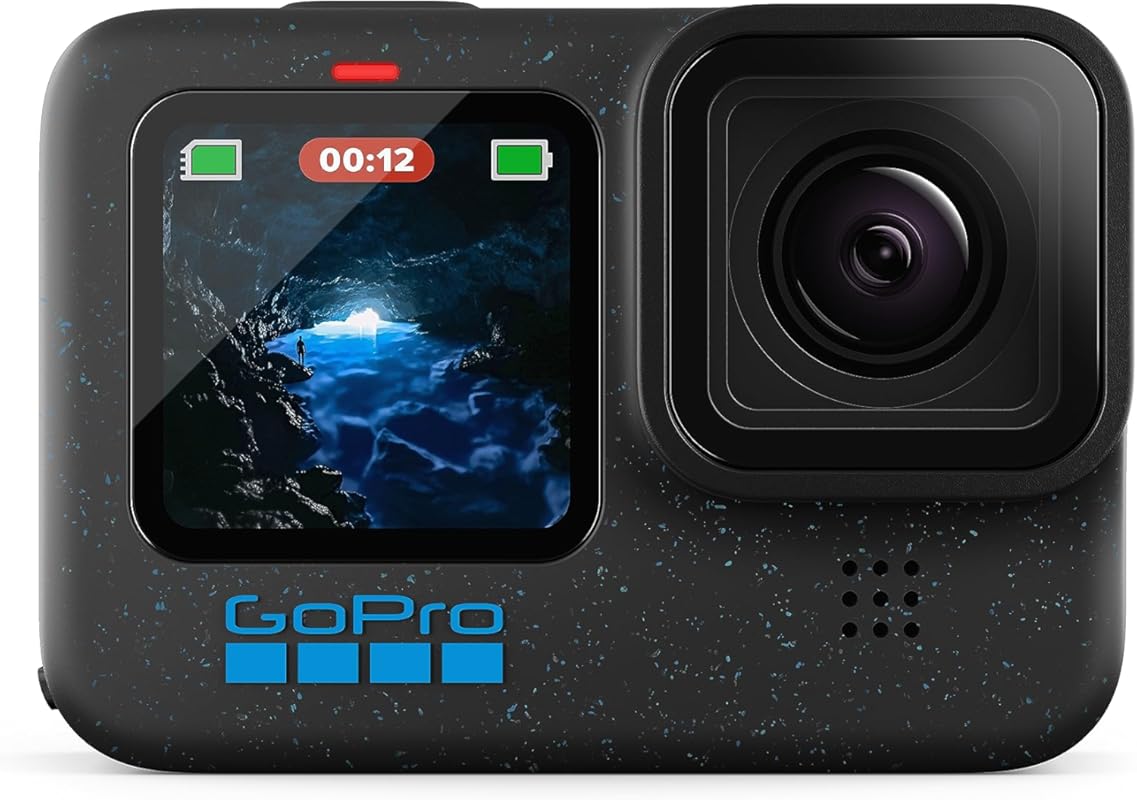 GoPro HERO12 Black 5.3K60 Action Camera with HDR, 27MP Photos, Live St
