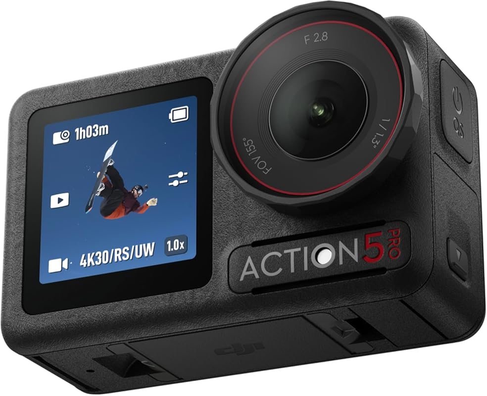 DJI Osmo Action 5 Pro Standard Combo, Waterproof Action Camera with 1/1.3