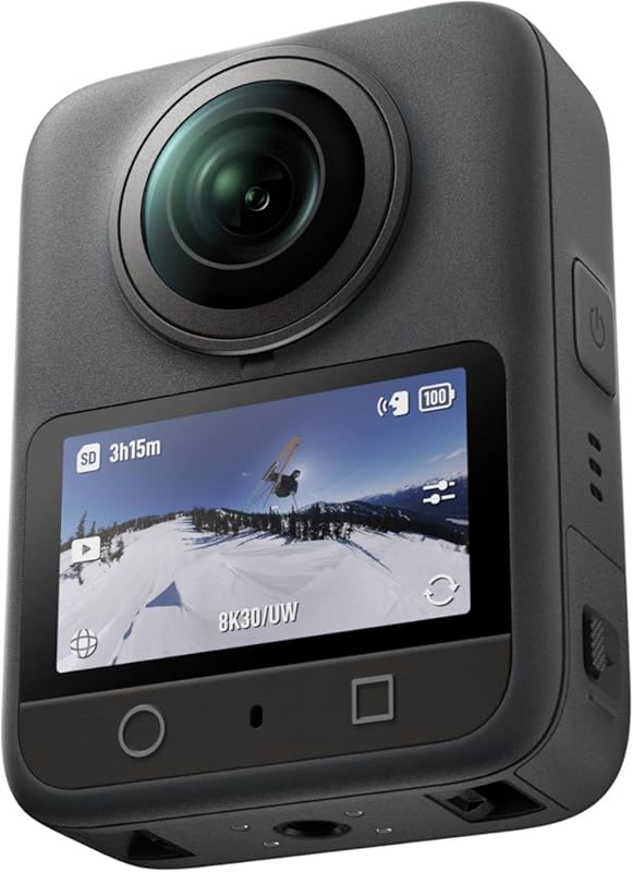 360° Waterproof Action Camera with 8K Video, 120MP Photos, and 1-Inch 