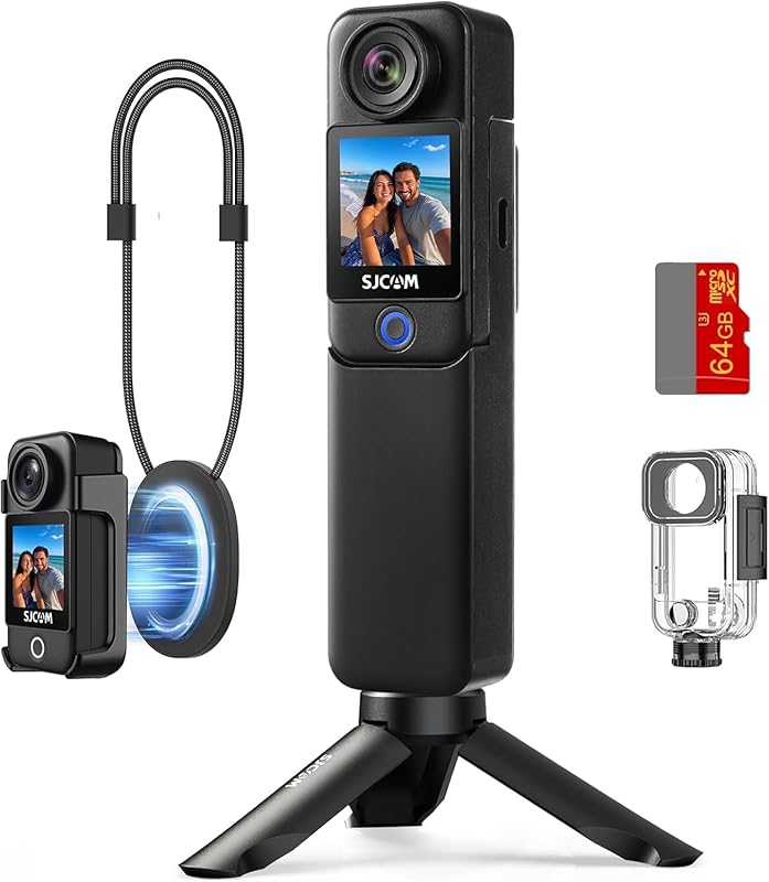 SJCAM C300 4K Pocket Action Camera for Vlogging with Stabilization and