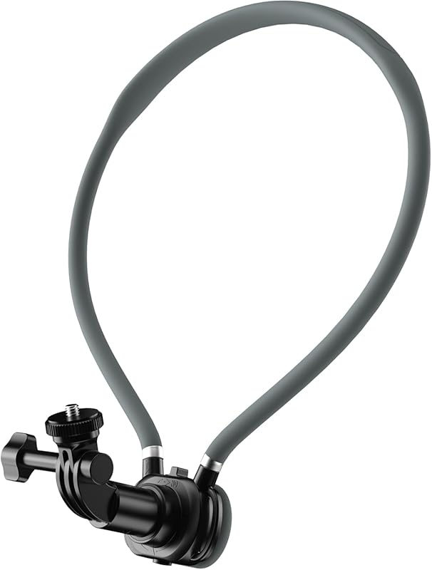 Hands-Free Neck Mount for Action Cameras – Compatible with GoPro, Inst