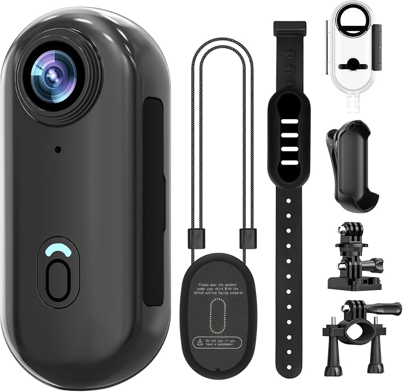 Mini 4K Body Camera with WiFi, Waterproof, and Ultra-Wide Angle for Ru