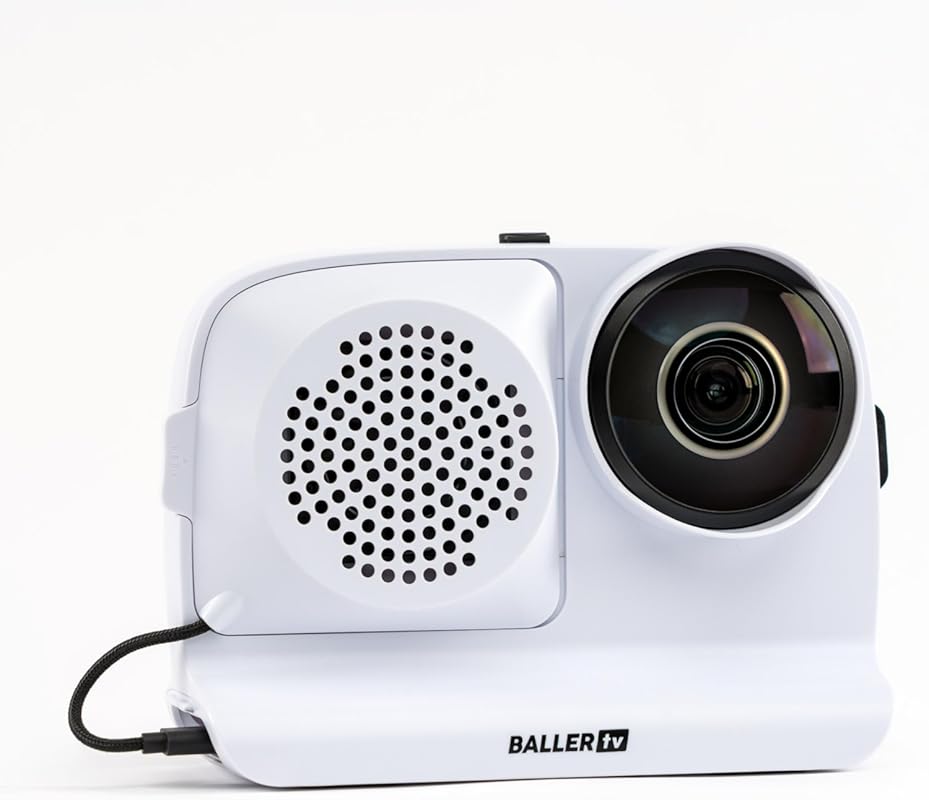 AI Auto-Tracking Sports Filming System, 180° Full-Field Lens & Live St