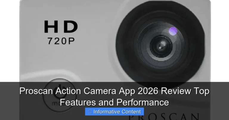 Proscan Action Camera App 2026 Review Top Features and Performance