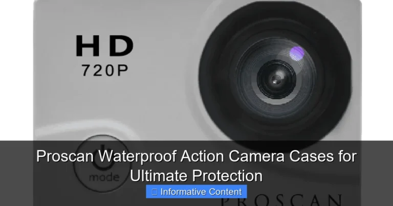 Proscan Waterproof Action Camera Cases for Ultimate Protection