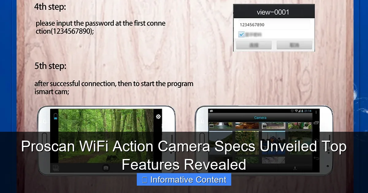 Proscan WiFi Action Camera Specs Unveiled Top Features Revealed