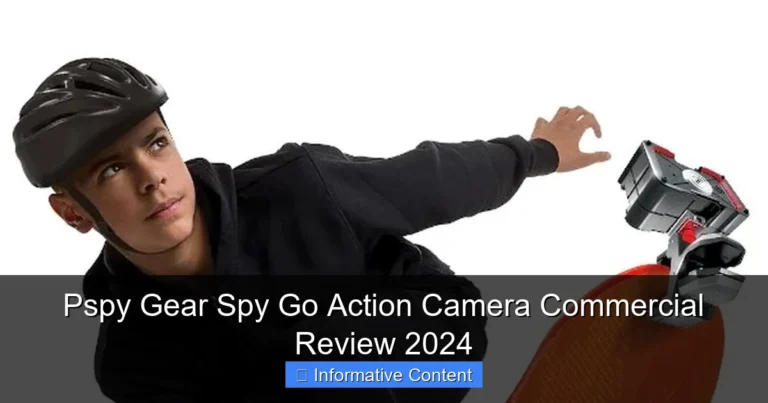 Pspy Gear Spy Go Action Camera Commercial Review 2024