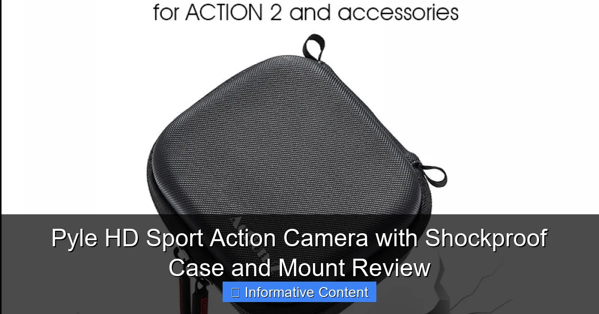 Pyle HD Sport Action Camera with Shockproof Case and Mount Review