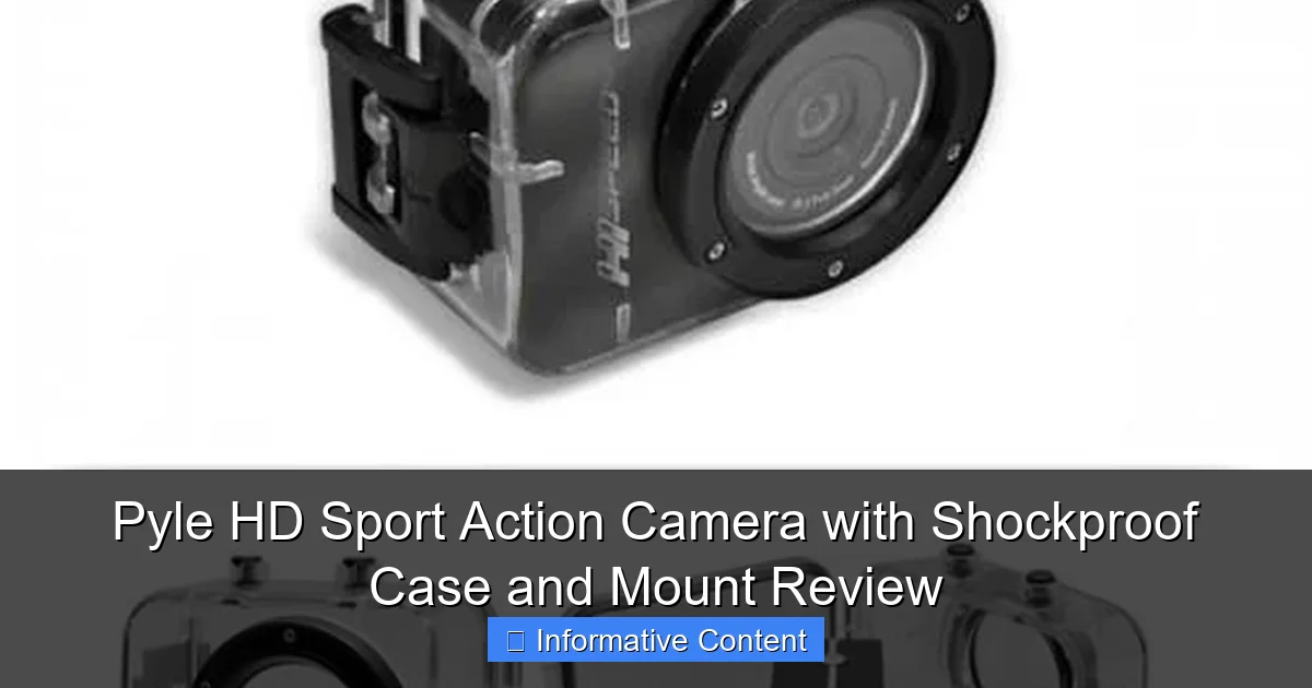 Pyle HD Sport Action Camera with Shockproof Case and Mount Review