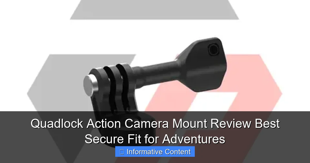 Quadlock Action Camera Mount Review Best Secure Fit for Adventures