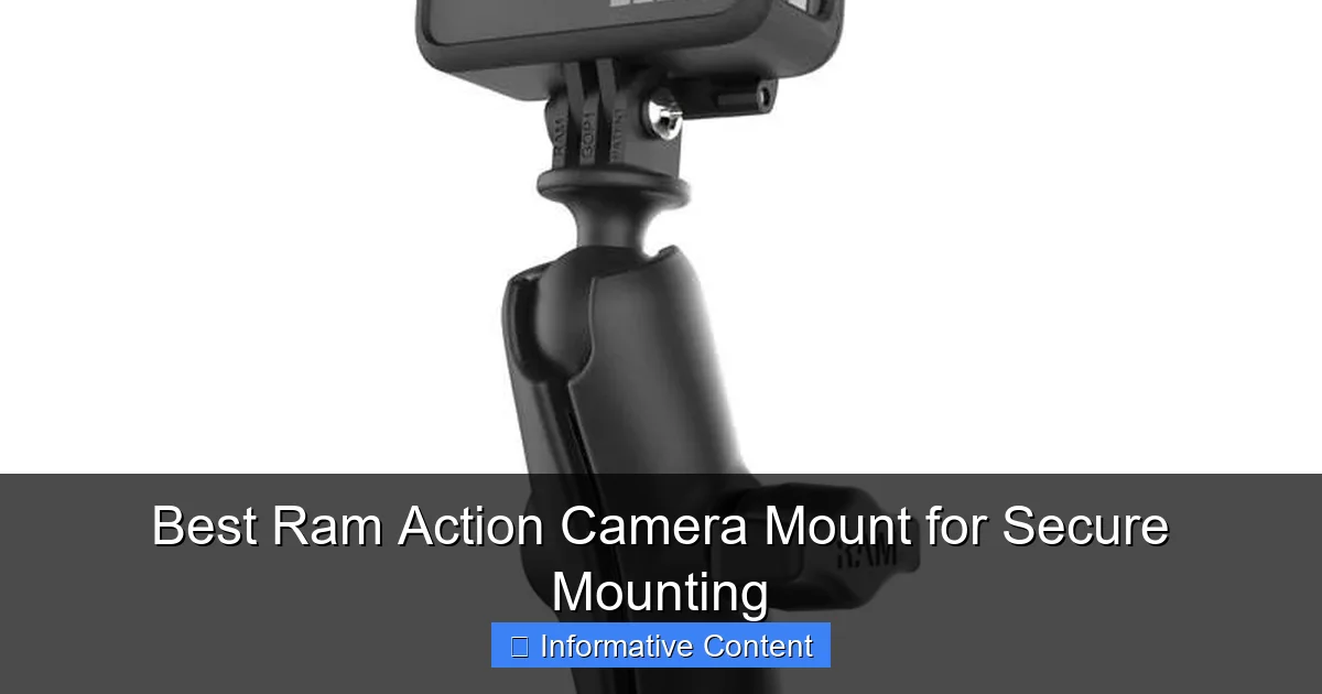 Best Ram Action Camera Mount for Secure Mounting