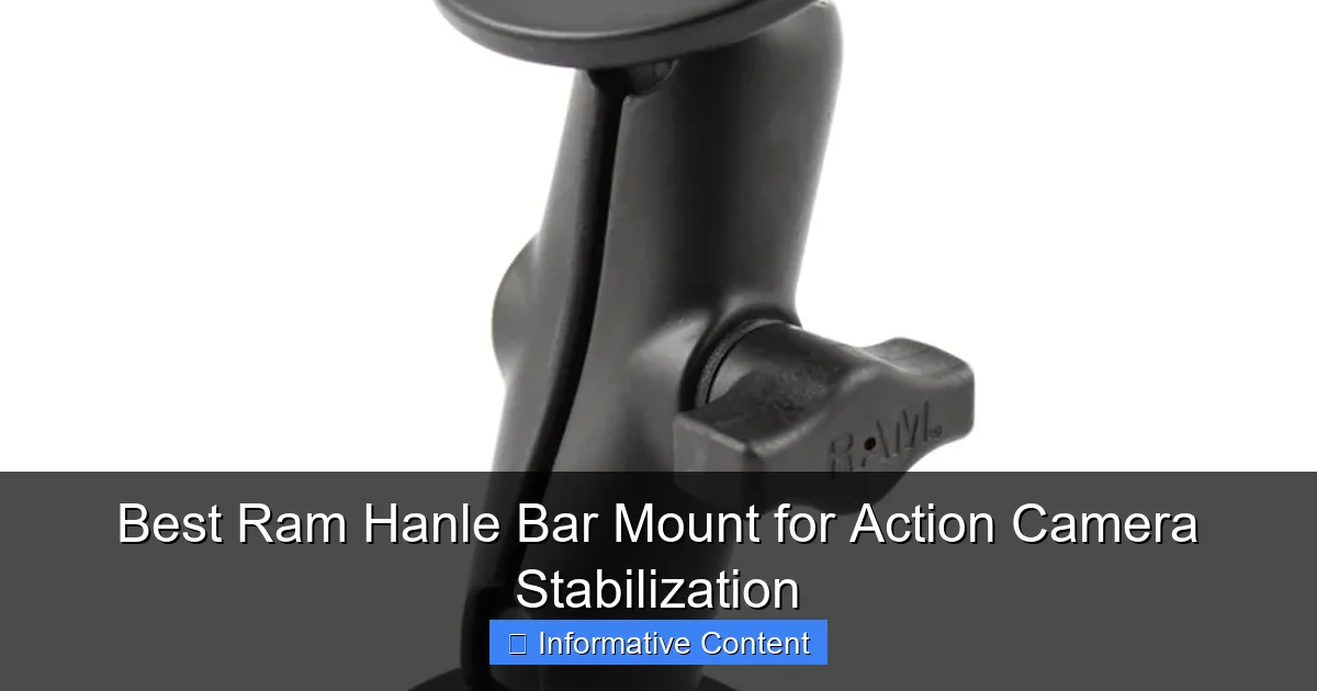 Best Ram Hanle Bar Mount for Action Camera Stabilization