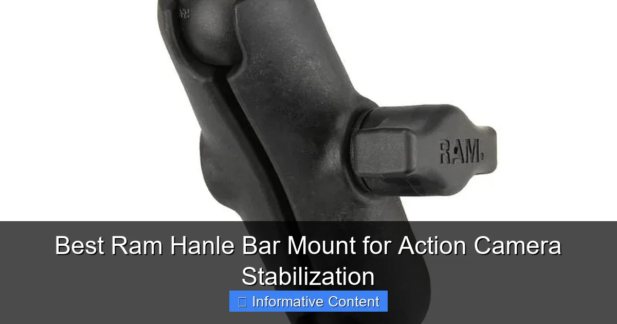 Best Ram Hanle Bar Mount for Action Camera Stabilization