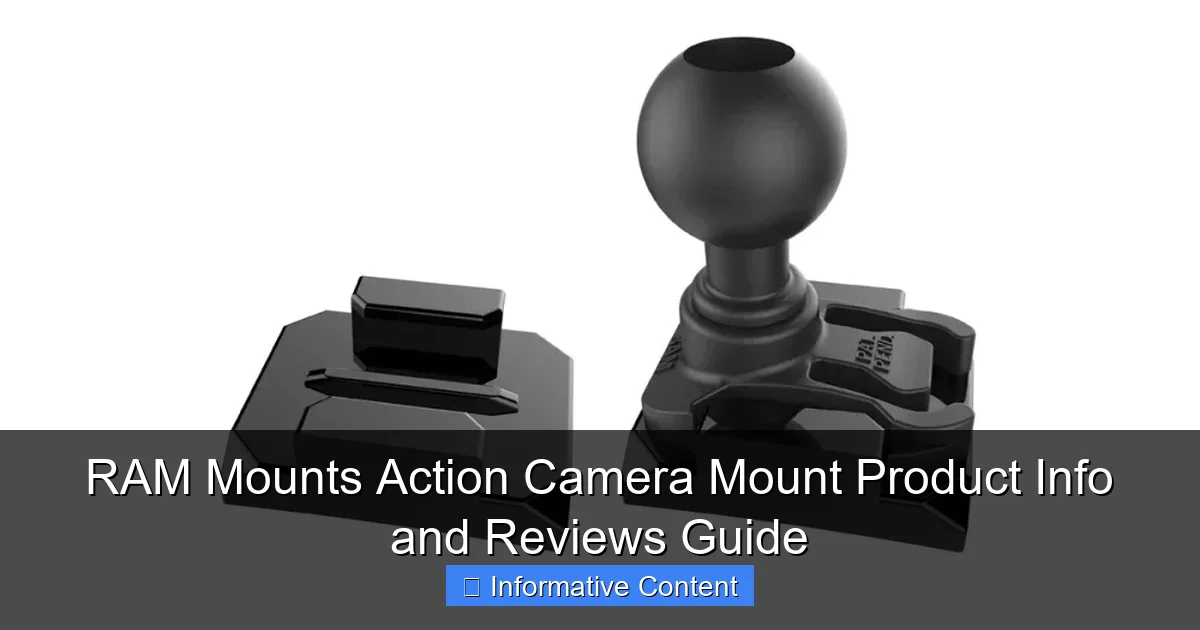 RAM Mounts Action Camera Mount Product Info and Reviews Guide