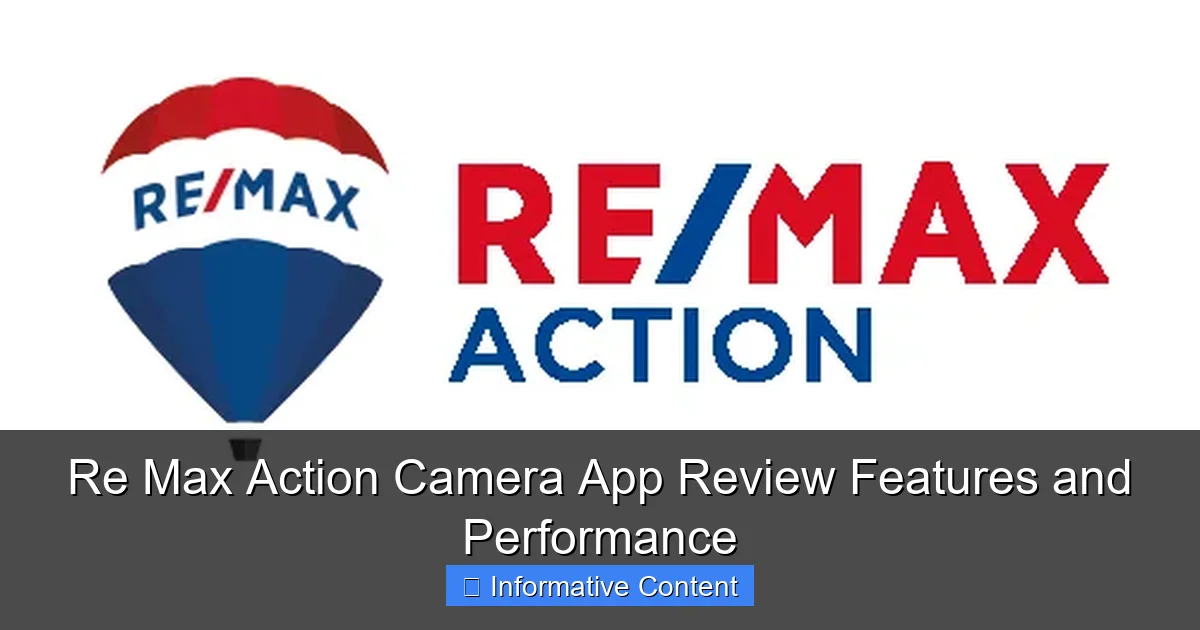 Re Max Action Camera App Review Features and Performance