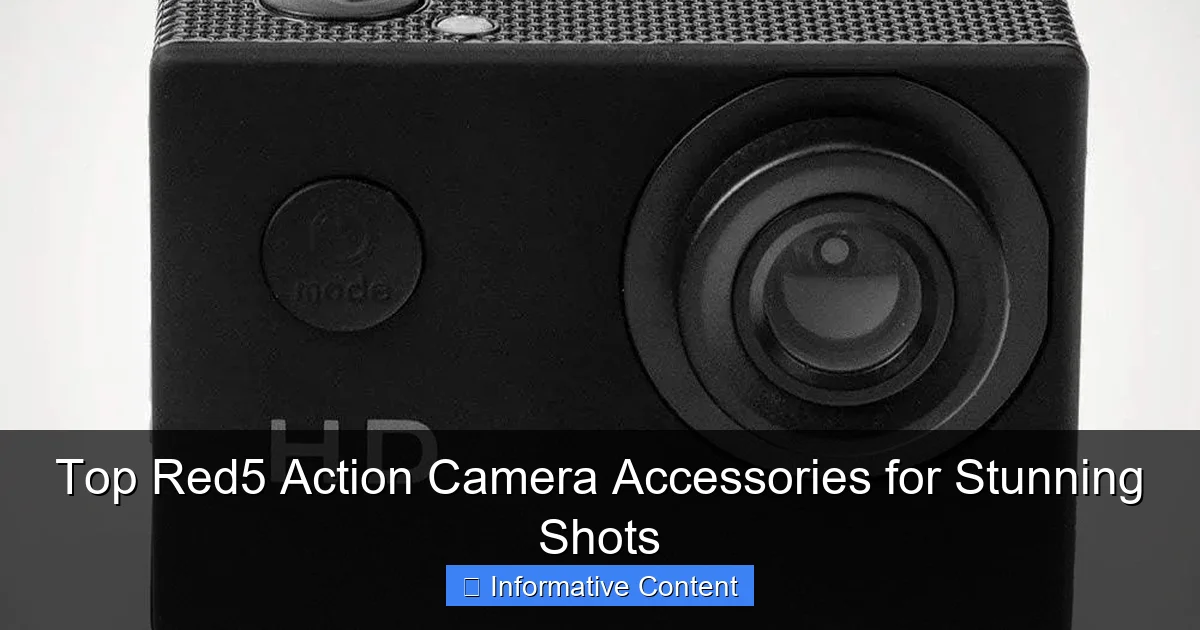 Top Red5 Action Camera Accessories for Stunning Shots