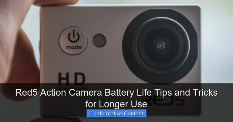 Red5 Action Camera Battery Life Tips and Tricks for Longer Use