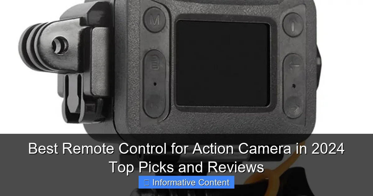 Best Remote Control for Action Camera in 2024 Top Picks and Reviews
