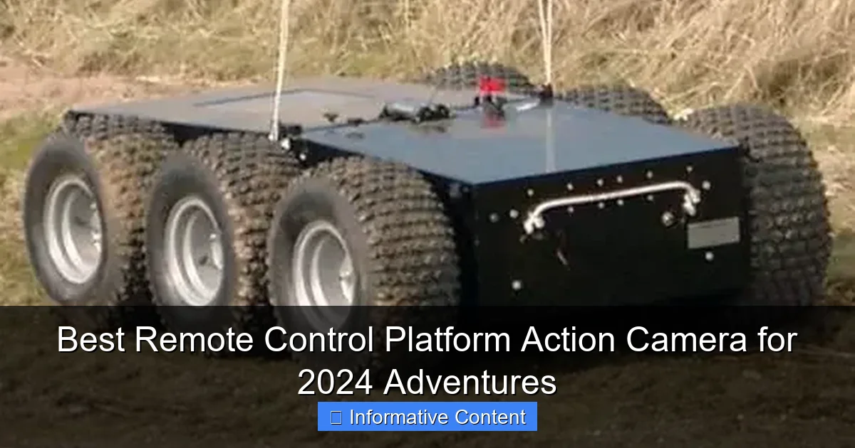 Best Remote Control Platform Action Camera for 2024 Adventures