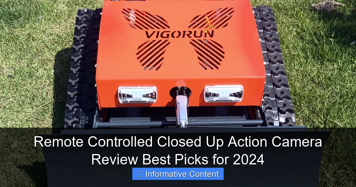 Remote Controlled Closed Up Action Camera Review Best Picks for 2024