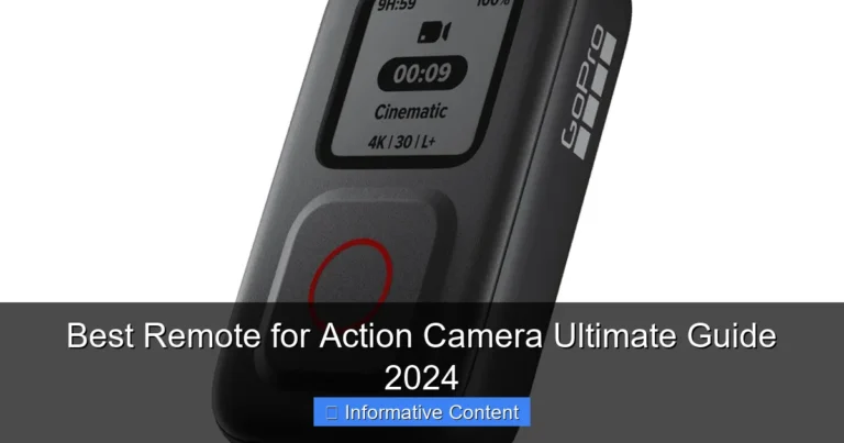Best Remote for Action Camera Ultimate Guide 2024