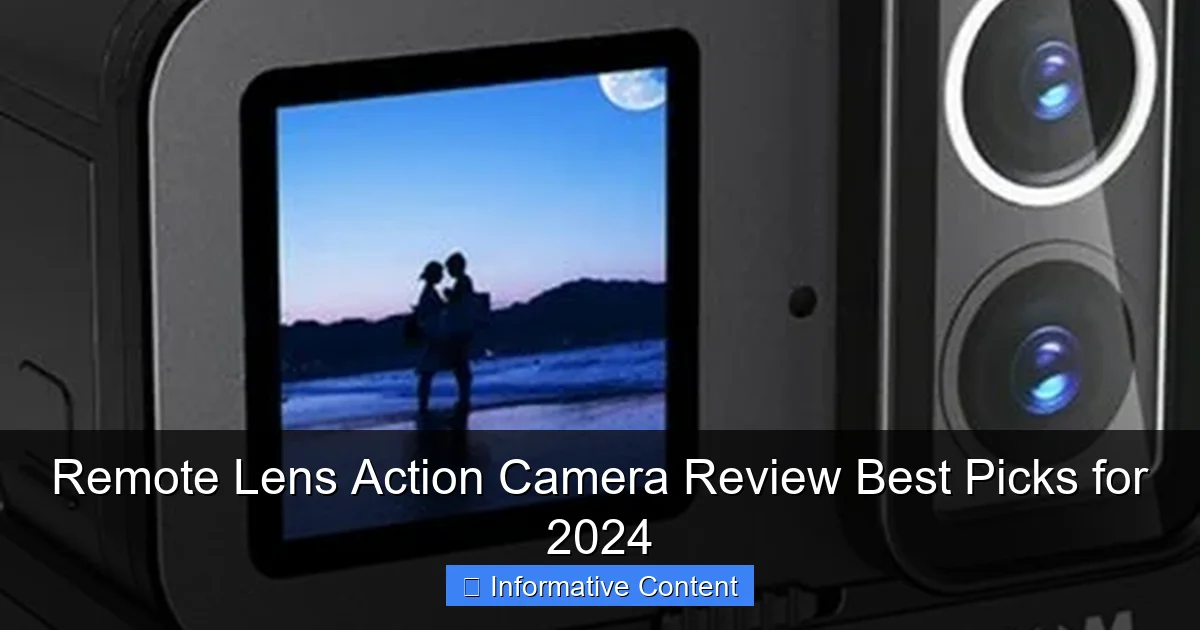 Remote Lens Action Camera Review Best Picks for 2024