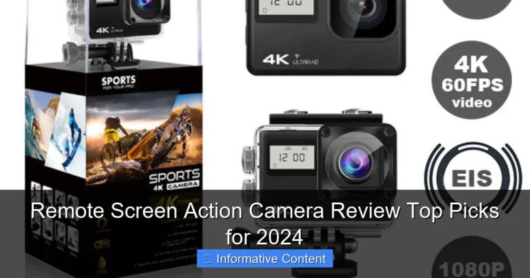 Remote Screen Action Camera Review Top Picks for 2024