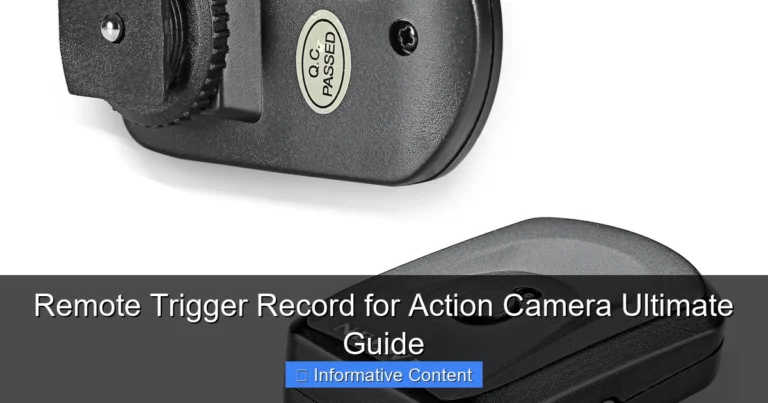 Remote Trigger Record for Action Camera Ultimate Guide