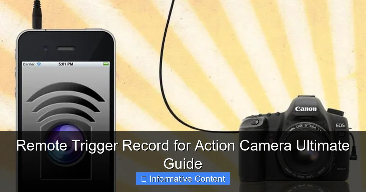 Remote Trigger Record for Action Camera Ultimate Guide