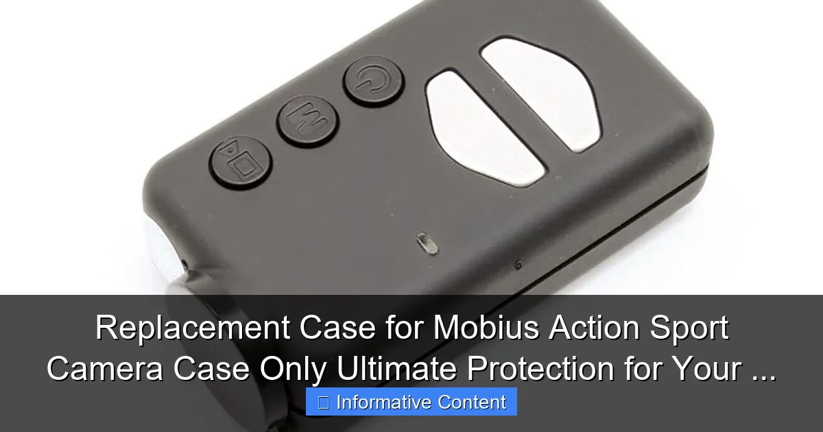 Replacement Case for Mobius Action Sport Camera Case Only Ultimate Protection for Your ...