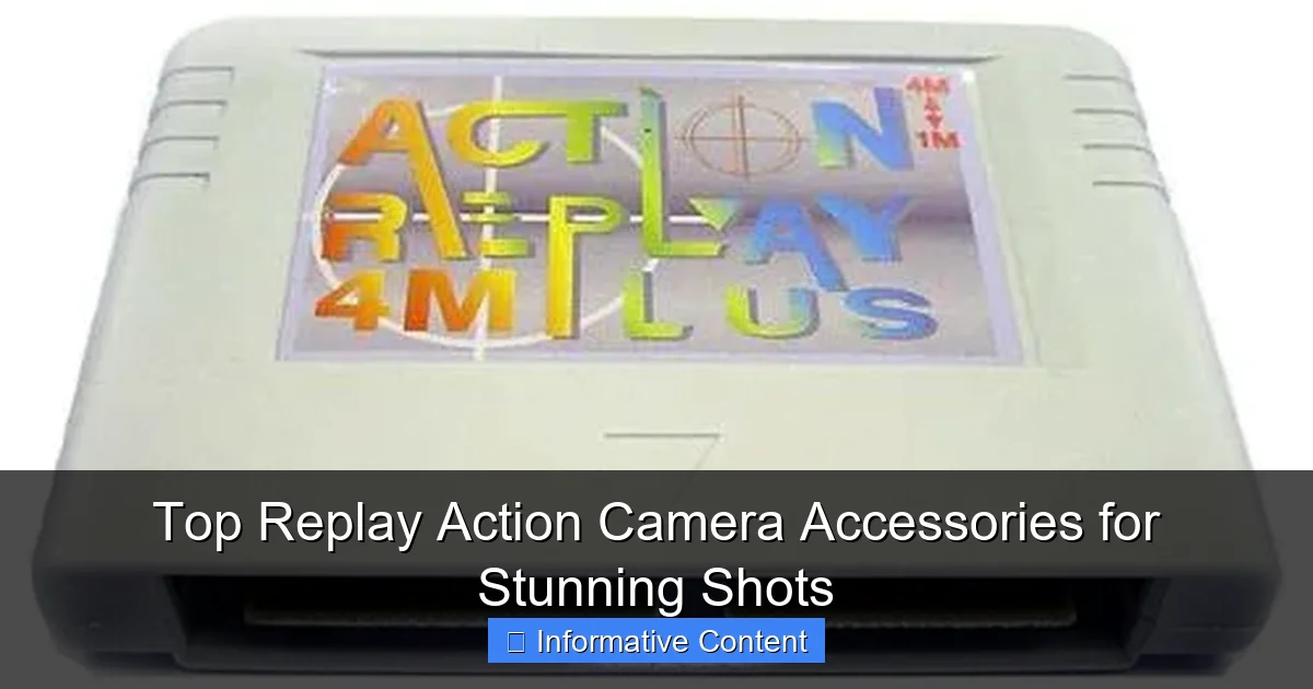 Top Replay Action Camera Accessories for Stunning Shots