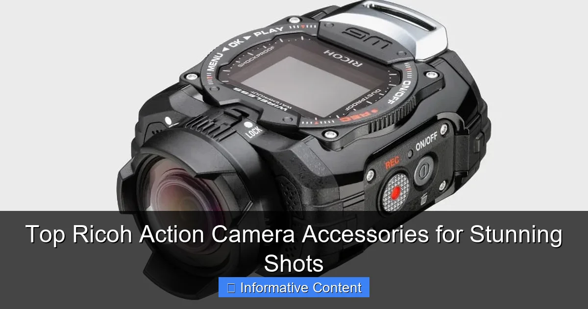 Top Ricoh Action Camera Accessories for Stunning Shots