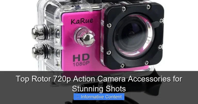 Top Rotor 720p Action Camera Accessories for Stunning Shots