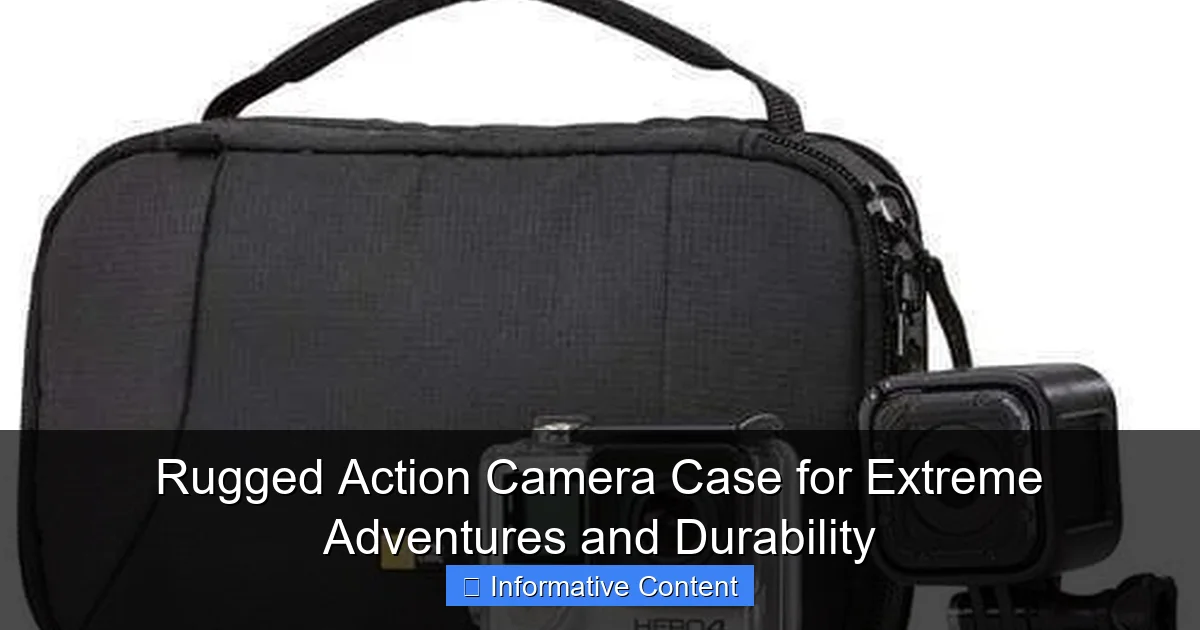 Rugged Action Camera Case for Extreme Adventures and Durability